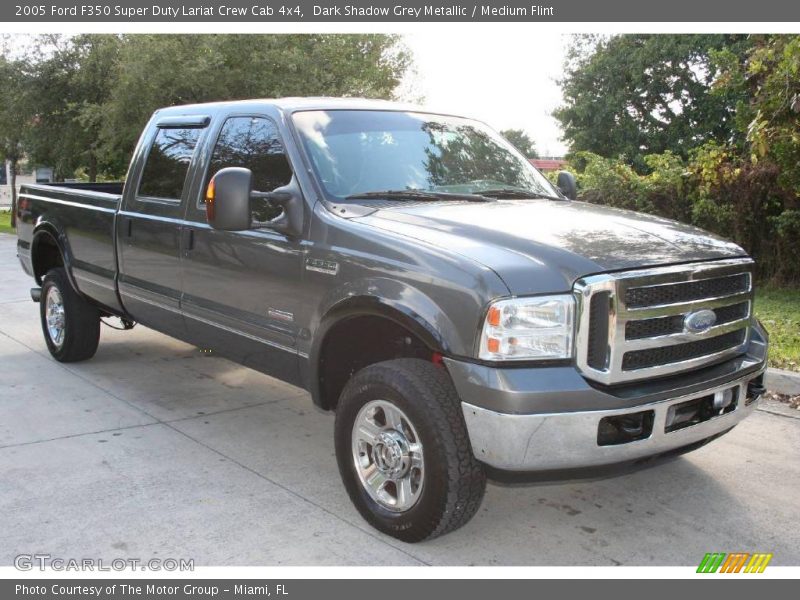 Dark Shadow Grey Metallic / Medium Flint 2005 Ford F350 Super Duty Lariat Crew Cab 4x4