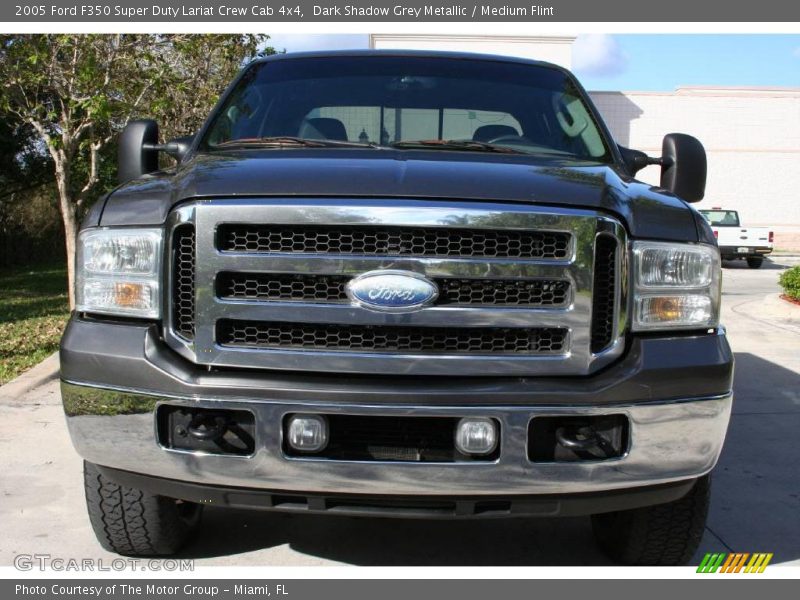 Dark Shadow Grey Metallic / Medium Flint 2005 Ford F350 Super Duty Lariat Crew Cab 4x4
