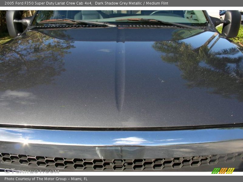 Dark Shadow Grey Metallic / Medium Flint 2005 Ford F350 Super Duty Lariat Crew Cab 4x4
