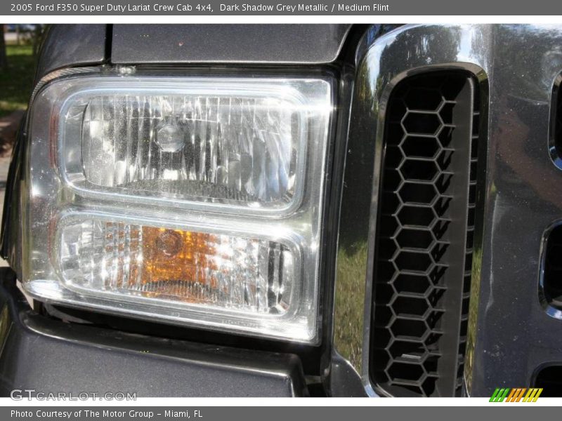 Dark Shadow Grey Metallic / Medium Flint 2005 Ford F350 Super Duty Lariat Crew Cab 4x4