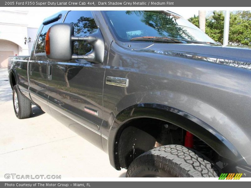 Dark Shadow Grey Metallic / Medium Flint 2005 Ford F350 Super Duty Lariat Crew Cab 4x4