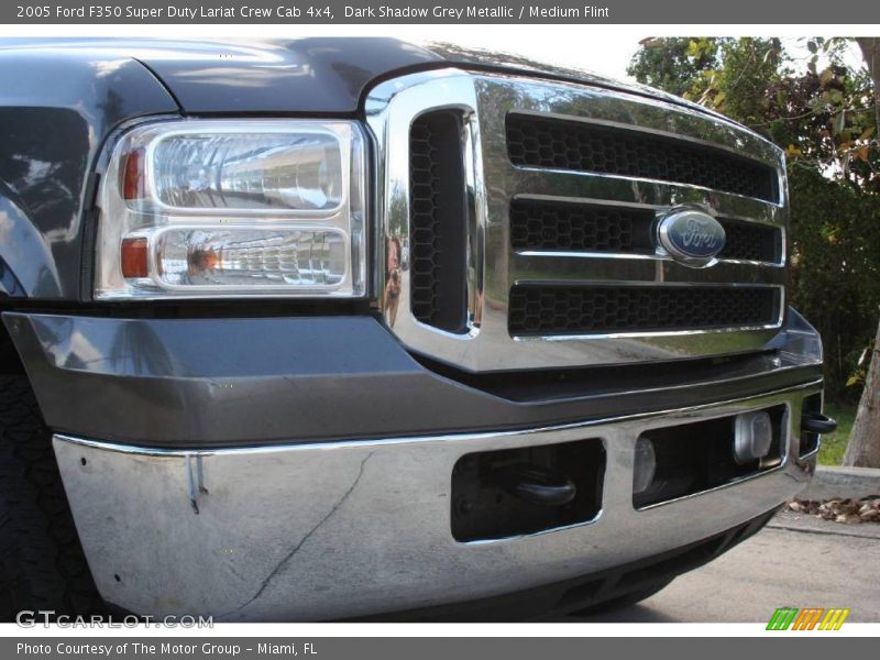 Dark Shadow Grey Metallic / Medium Flint 2005 Ford F350 Super Duty Lariat Crew Cab 4x4