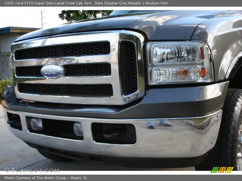 Dark Shadow Grey Metallic / Medium Flint 2005 Ford F350 Super Duty Lariat Crew Cab 4x4