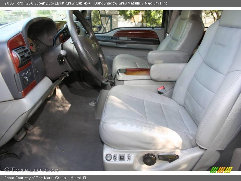 Dark Shadow Grey Metallic / Medium Flint 2005 Ford F350 Super Duty Lariat Crew Cab 4x4