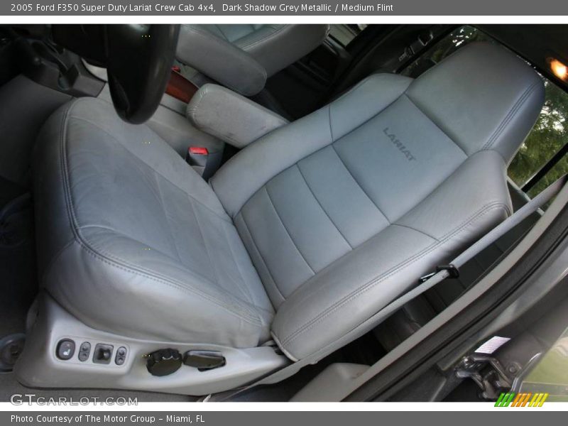 Dark Shadow Grey Metallic / Medium Flint 2005 Ford F350 Super Duty Lariat Crew Cab 4x4