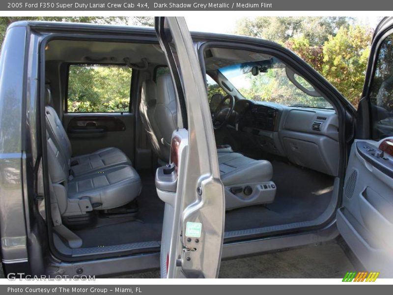 Dark Shadow Grey Metallic / Medium Flint 2005 Ford F350 Super Duty Lariat Crew Cab 4x4
