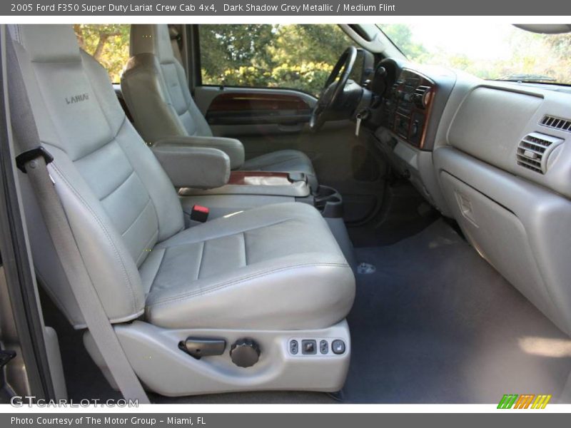 Dark Shadow Grey Metallic / Medium Flint 2005 Ford F350 Super Duty Lariat Crew Cab 4x4