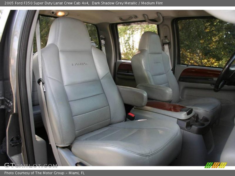 Dark Shadow Grey Metallic / Medium Flint 2005 Ford F350 Super Duty Lariat Crew Cab 4x4