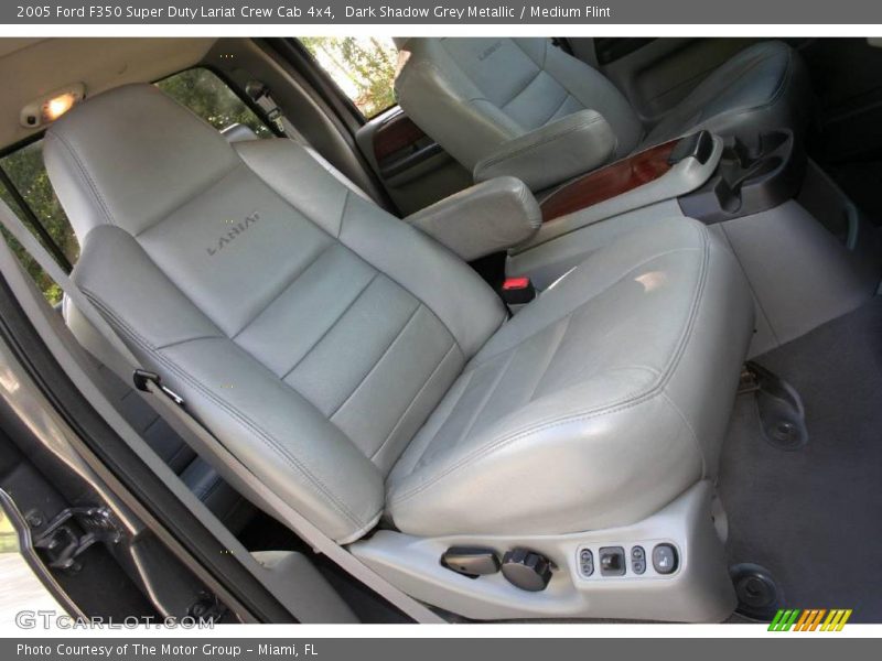 Dark Shadow Grey Metallic / Medium Flint 2005 Ford F350 Super Duty Lariat Crew Cab 4x4