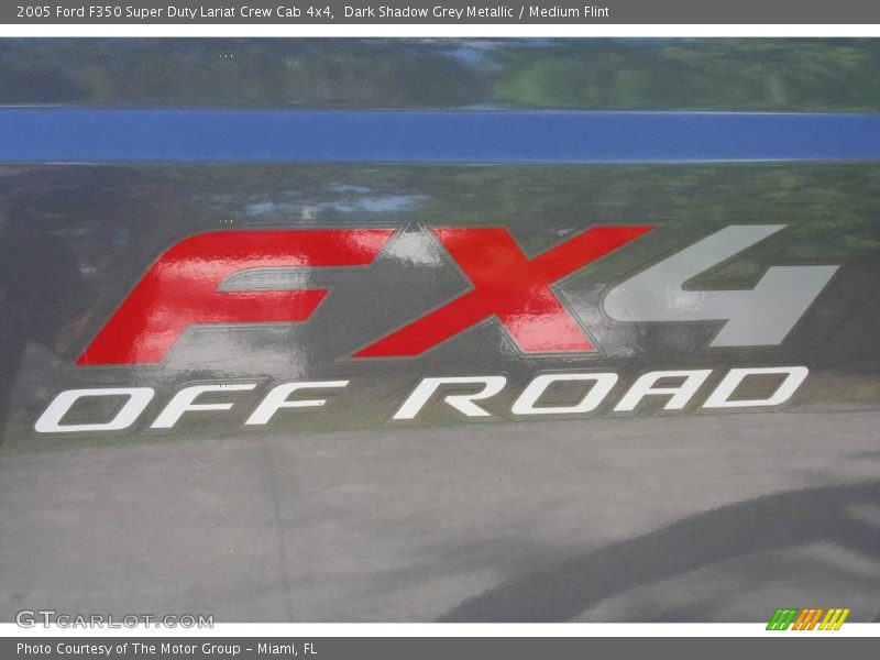 Dark Shadow Grey Metallic / Medium Flint 2005 Ford F350 Super Duty Lariat Crew Cab 4x4