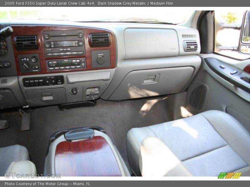 Dark Shadow Grey Metallic / Medium Flint 2005 Ford F350 Super Duty Lariat Crew Cab 4x4