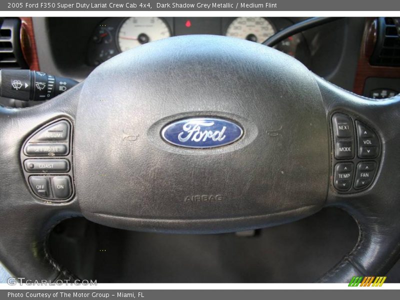 Dark Shadow Grey Metallic / Medium Flint 2005 Ford F350 Super Duty Lariat Crew Cab 4x4
