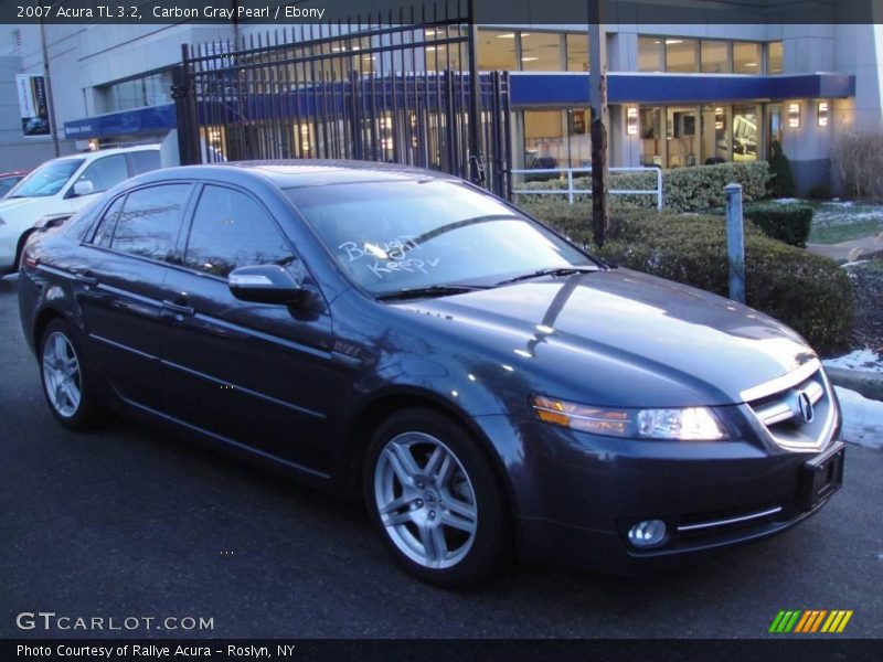 Carbon Gray Pearl / Ebony 2007 Acura TL 3.2