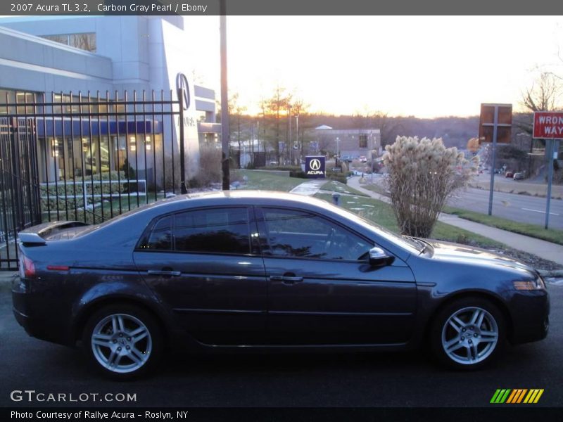 Carbon Gray Pearl / Ebony 2007 Acura TL 3.2