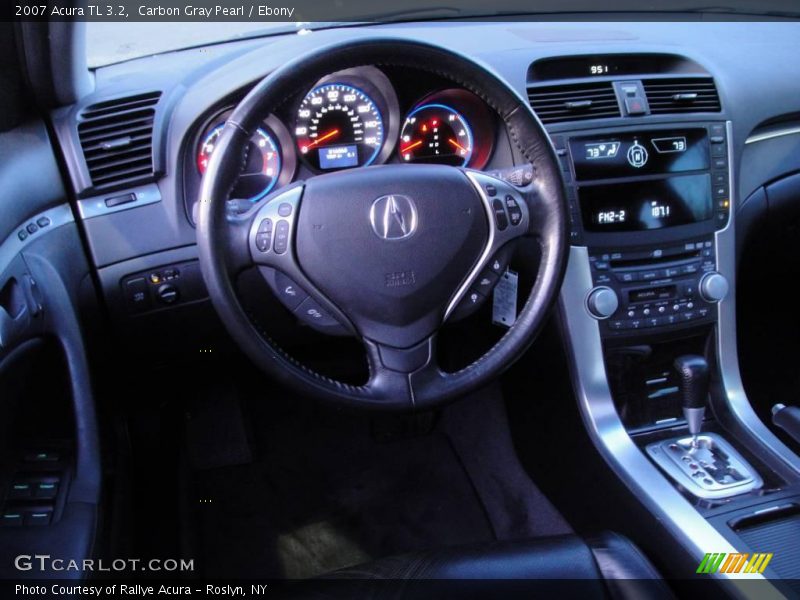 Carbon Gray Pearl / Ebony 2007 Acura TL 3.2