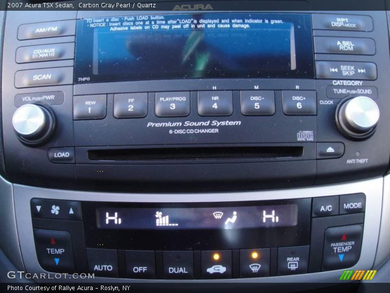 Carbon Gray Pearl / Quartz 2007 Acura TSX Sedan