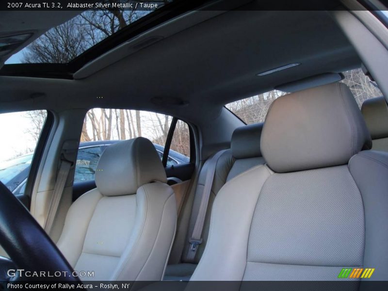 Alabaster Silver Metallic / Taupe 2007 Acura TL 3.2