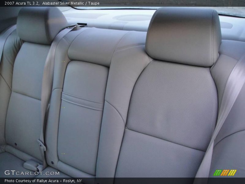 Alabaster Silver Metallic / Taupe 2007 Acura TL 3.2