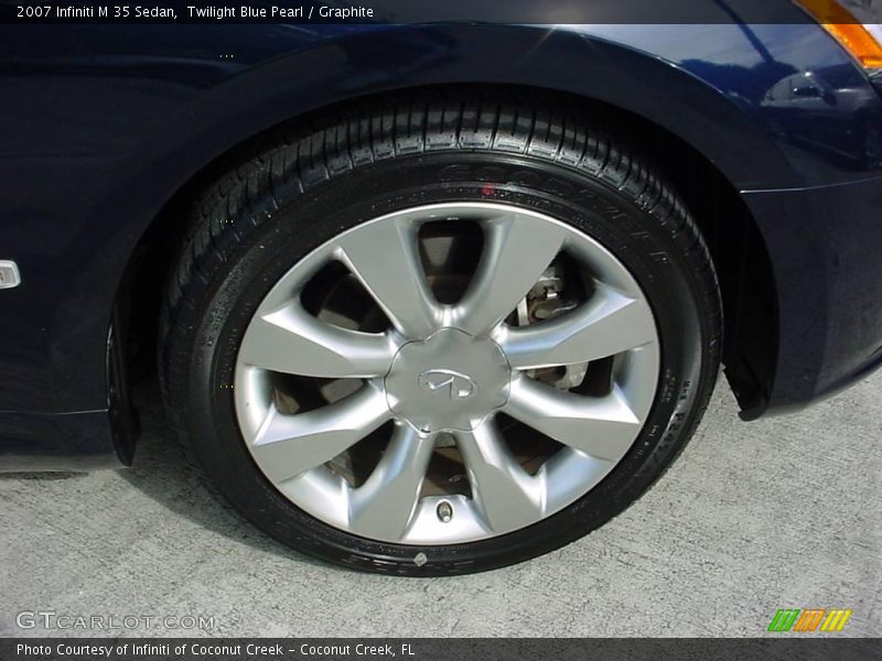 Twilight Blue Pearl / Graphite 2007 Infiniti M 35 Sedan