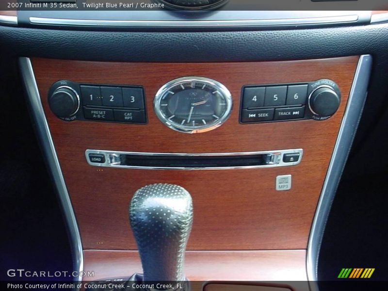 Twilight Blue Pearl / Graphite 2007 Infiniti M 35 Sedan