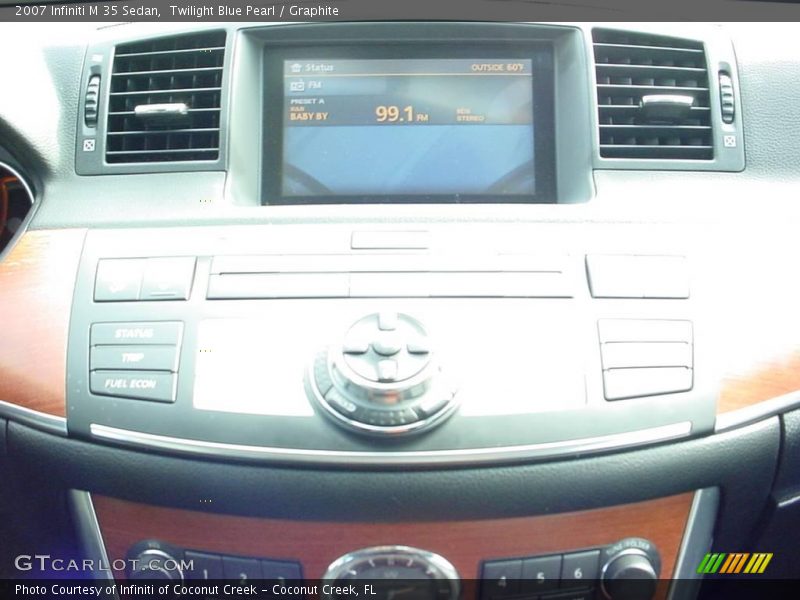 Twilight Blue Pearl / Graphite 2007 Infiniti M 35 Sedan