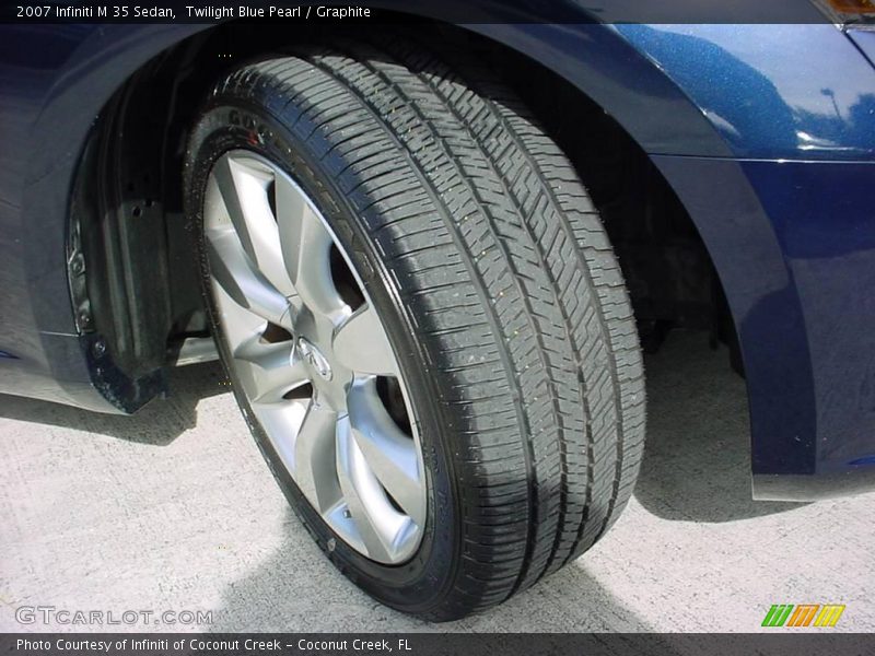 Twilight Blue Pearl / Graphite 2007 Infiniti M 35 Sedan