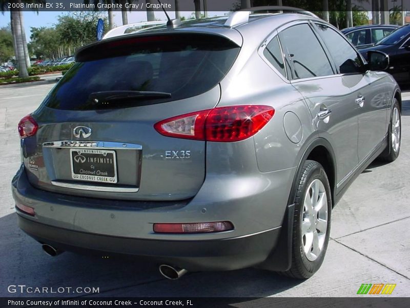 Platinum Graphite Gray / Graphite 2008 Infiniti EX 35