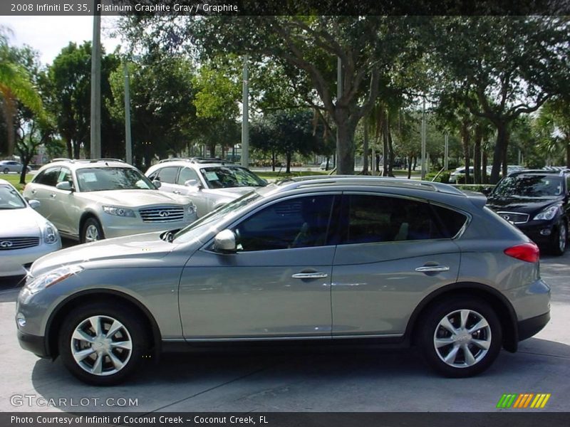 Platinum Graphite Gray / Graphite 2008 Infiniti EX 35