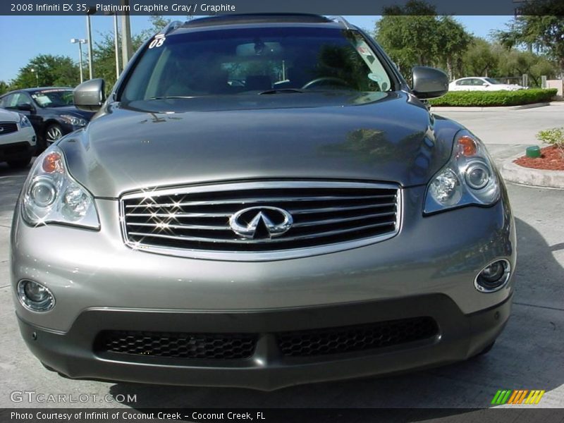 Platinum Graphite Gray / Graphite 2008 Infiniti EX 35
