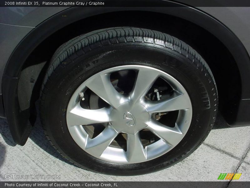 Platinum Graphite Gray / Graphite 2008 Infiniti EX 35