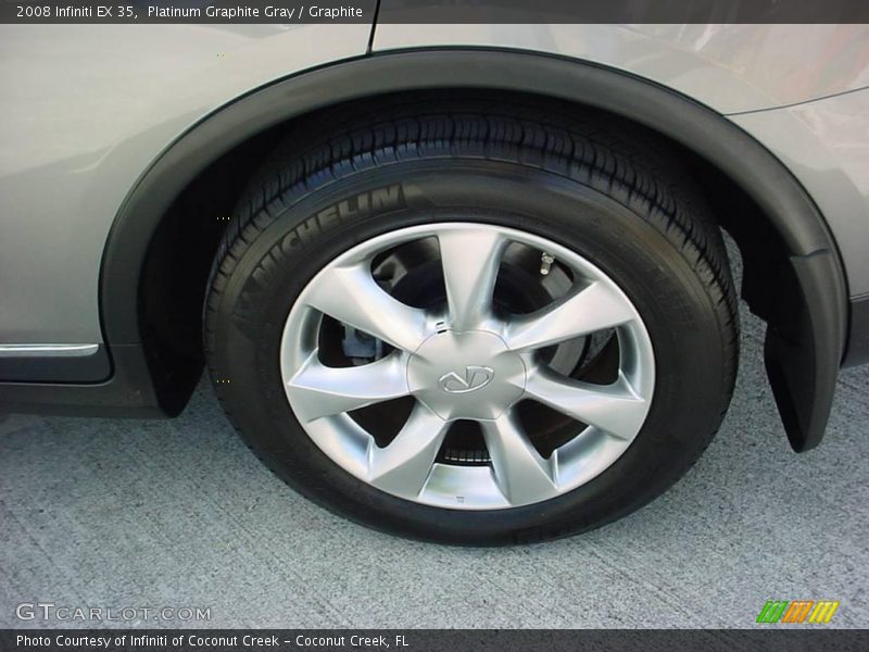 Platinum Graphite Gray / Graphite 2008 Infiniti EX 35