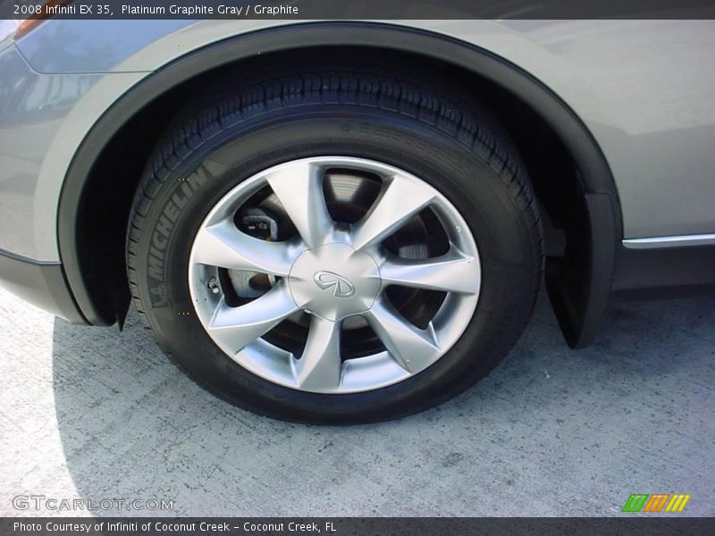 Platinum Graphite Gray / Graphite 2008 Infiniti EX 35