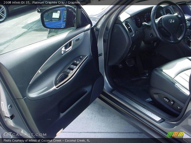 Platinum Graphite Gray / Graphite 2008 Infiniti EX 35