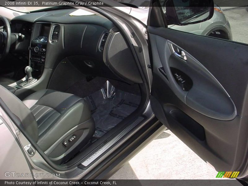 Platinum Graphite Gray / Graphite 2008 Infiniti EX 35