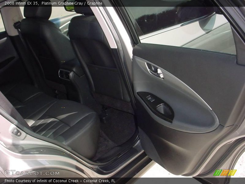 Platinum Graphite Gray / Graphite 2008 Infiniti EX 35