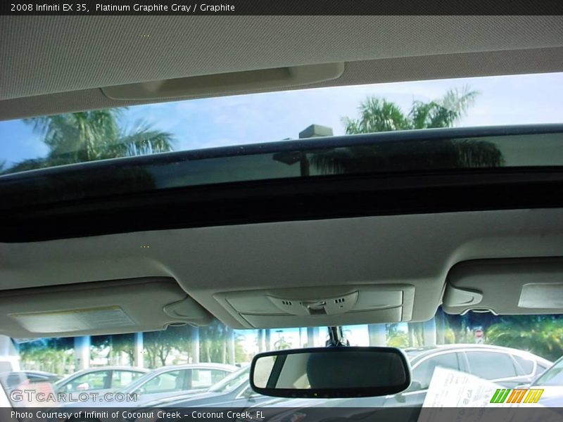 Platinum Graphite Gray / Graphite 2008 Infiniti EX 35