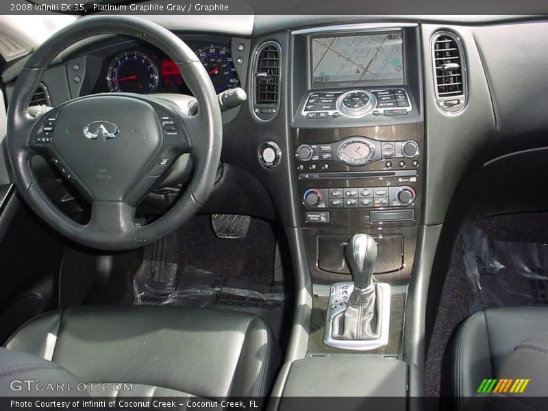 Platinum Graphite Gray / Graphite 2008 Infiniti EX 35