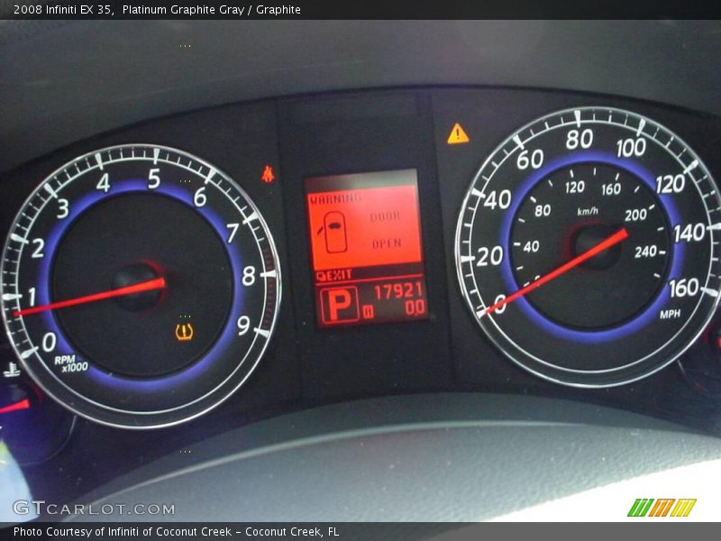 Platinum Graphite Gray / Graphite 2008 Infiniti EX 35