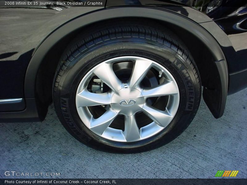 Black Obsidian / Graphite 2008 Infiniti EX 35 Journey