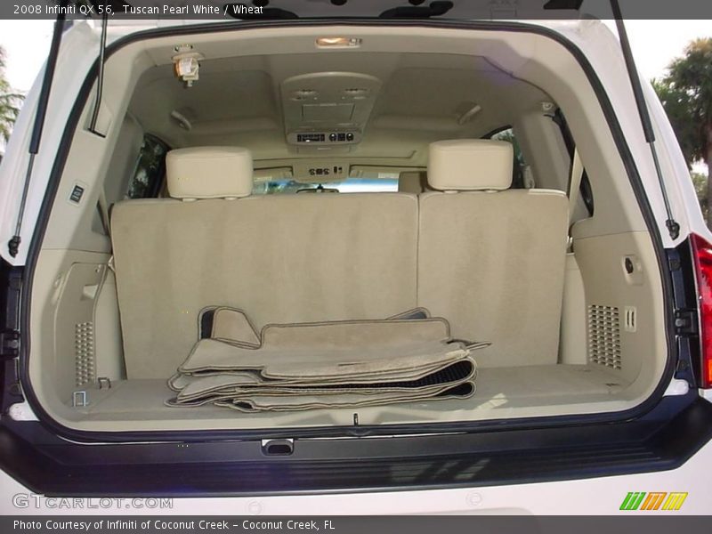 Tuscan Pearl White / Wheat 2008 Infiniti QX 56
