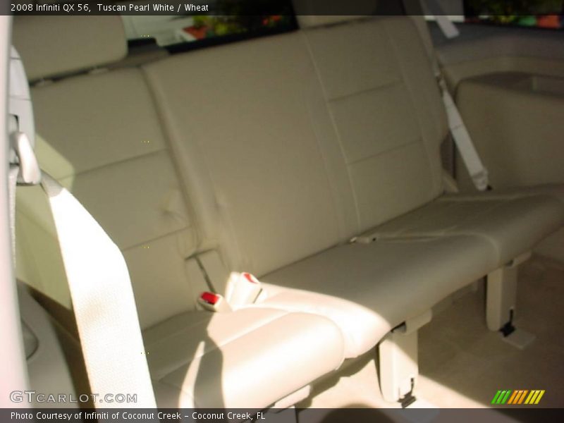 Tuscan Pearl White / Wheat 2008 Infiniti QX 56