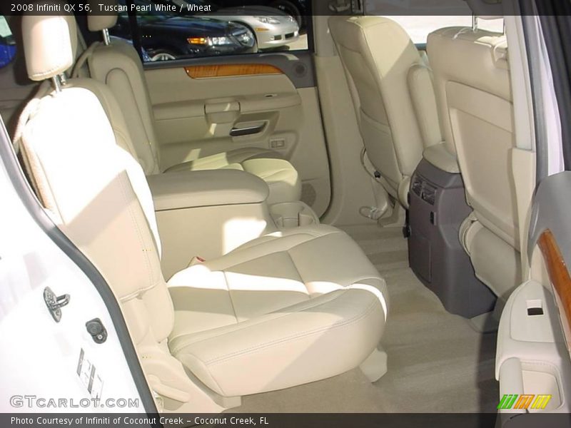 Tuscan Pearl White / Wheat 2008 Infiniti QX 56