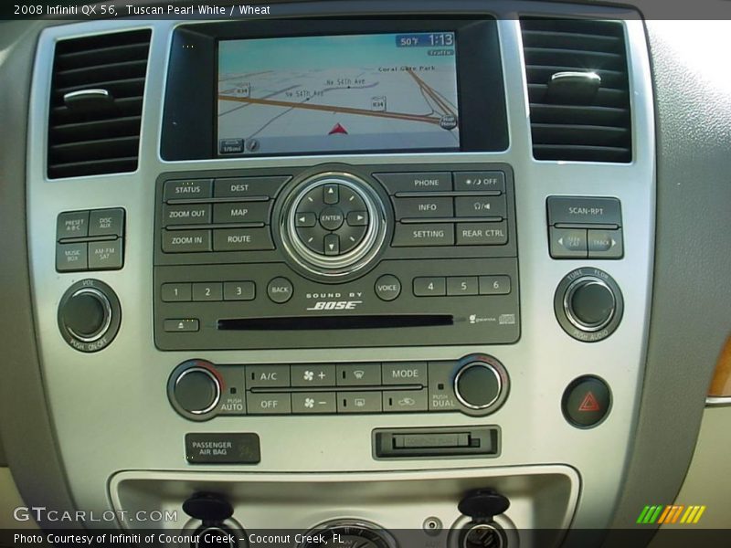 Tuscan Pearl White / Wheat 2008 Infiniti QX 56