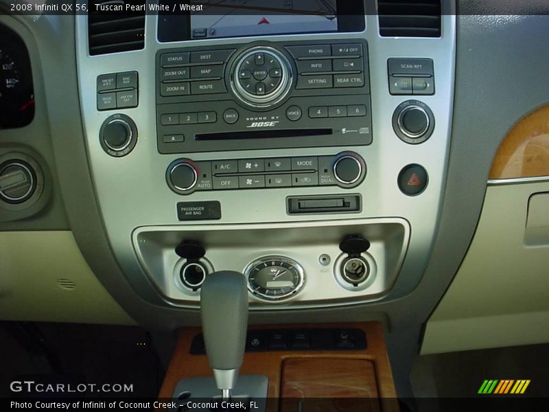 Tuscan Pearl White / Wheat 2008 Infiniti QX 56
