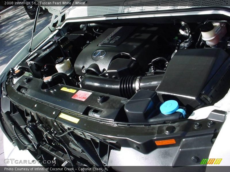 Tuscan Pearl White / Wheat 2008 Infiniti QX 56