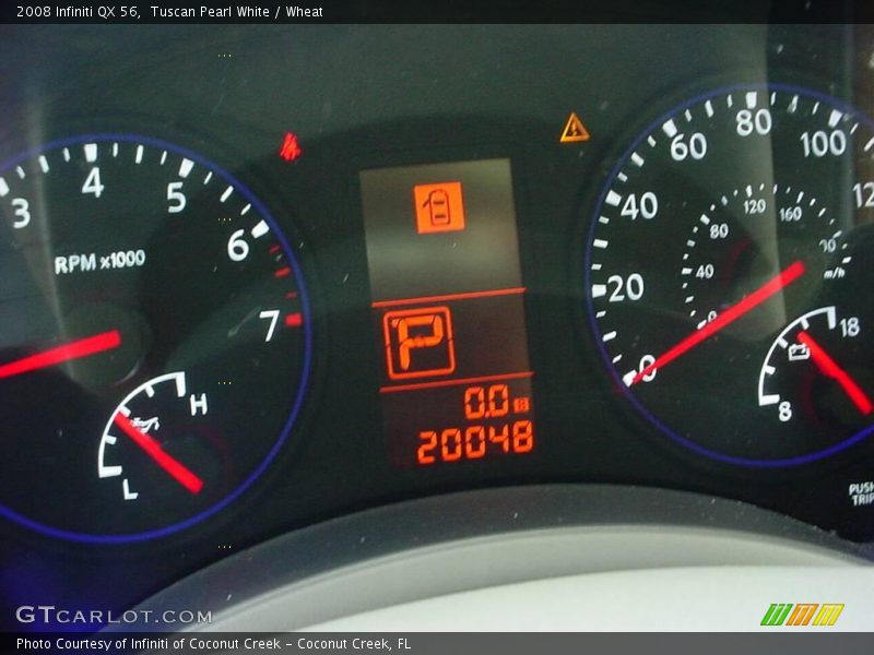 Tuscan Pearl White / Wheat 2008 Infiniti QX 56