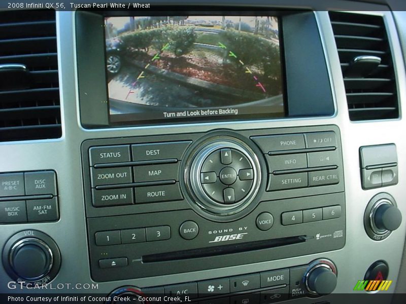 Tuscan Pearl White / Wheat 2008 Infiniti QX 56
