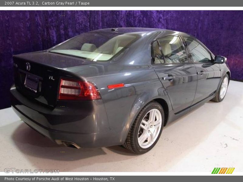 Carbon Gray Pearl / Taupe 2007 Acura TL 3.2