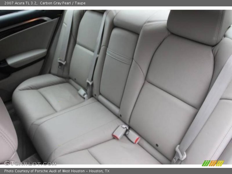 Carbon Gray Pearl / Taupe 2007 Acura TL 3.2