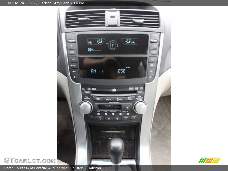 Carbon Gray Pearl / Taupe 2007 Acura TL 3.2